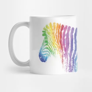 zebra painting illustration Mug